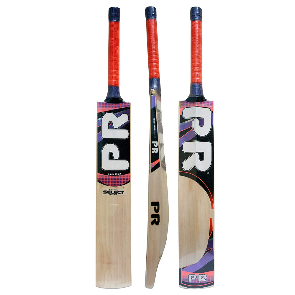 PR Select Premium English Willow Cricket Bat (Short Handle)