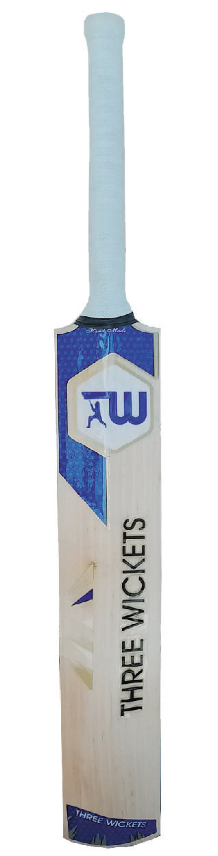 Three Wickets Jaguar English Willow Cricket Bat (Short Handle)