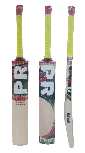 PR Atom English Willow Cricket Bat (Short Handle)