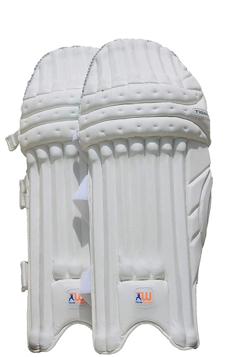 Three Wickets Tiger Cricket Batting Pads -Men- RH