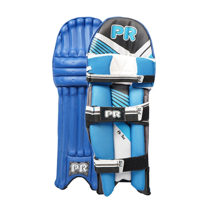 PR Hitech Player Grade Blue Color Cricket Batting Pads Best for Long Innings
