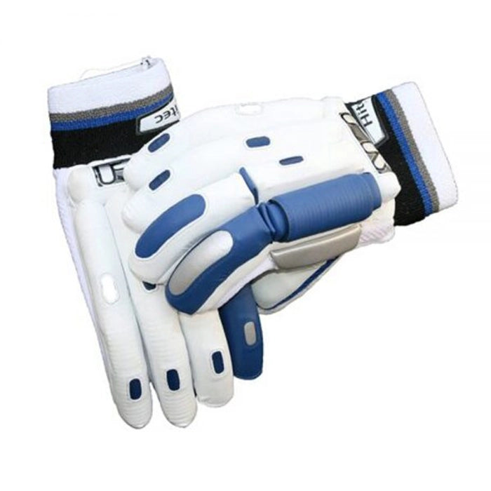 PR HITEC Batting Gloves for Men (Right Hand, Blue Color)