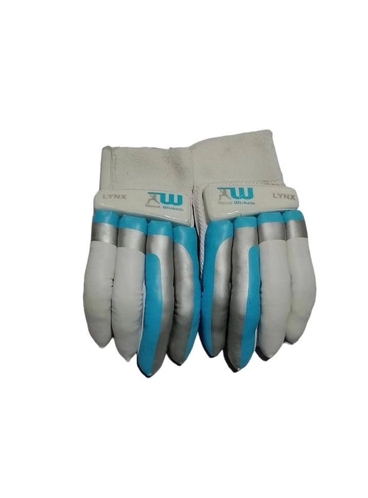 Three Wickets LYNX Batting Gloves Leather Palm (RH)
