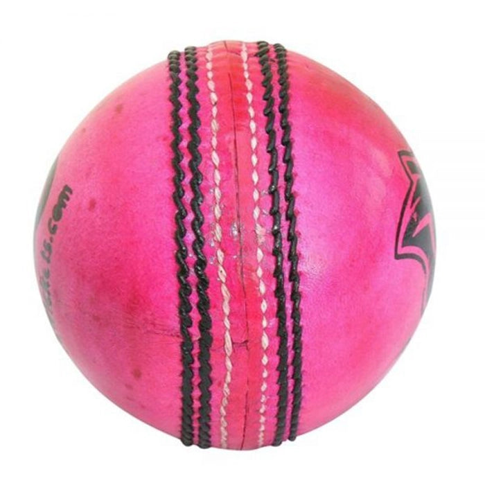 Three Wickets Panther Pink Cricket Balls (Pack of 6)