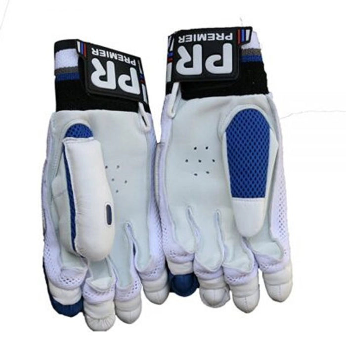 PR HITEC Batting Gloves for Men (Right Hand, Blue Color)