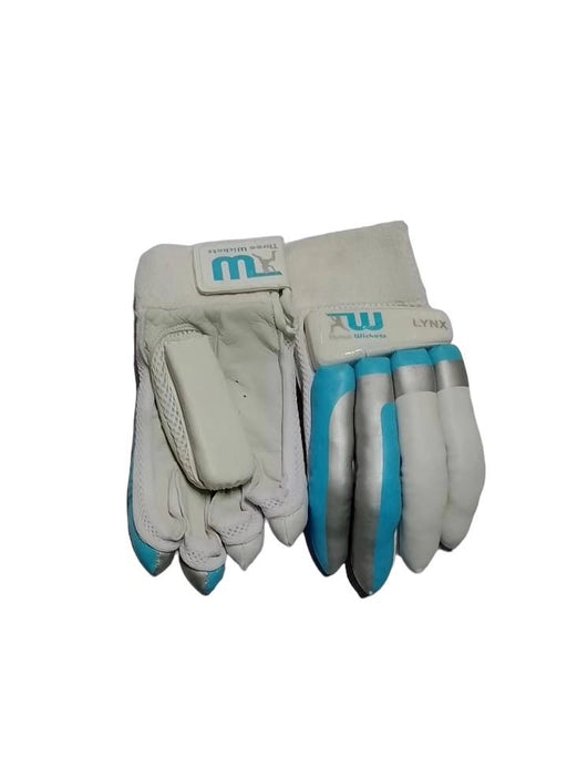 Three Wickets LYNX Batting Gloves Leather Palm (RH)