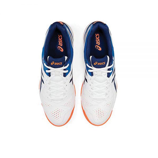 ASICS White Blue Color Cricket Shoes for Men