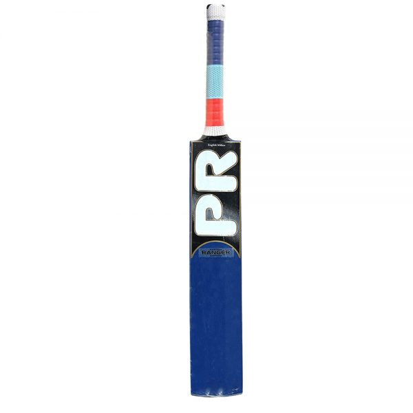 PR Ranger Multi Colored English Willow Cricket BAT (Short Handle)