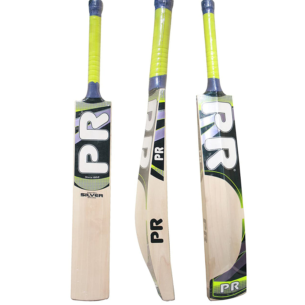 PR Silver English Willow Cricket Bat (Short Handle)