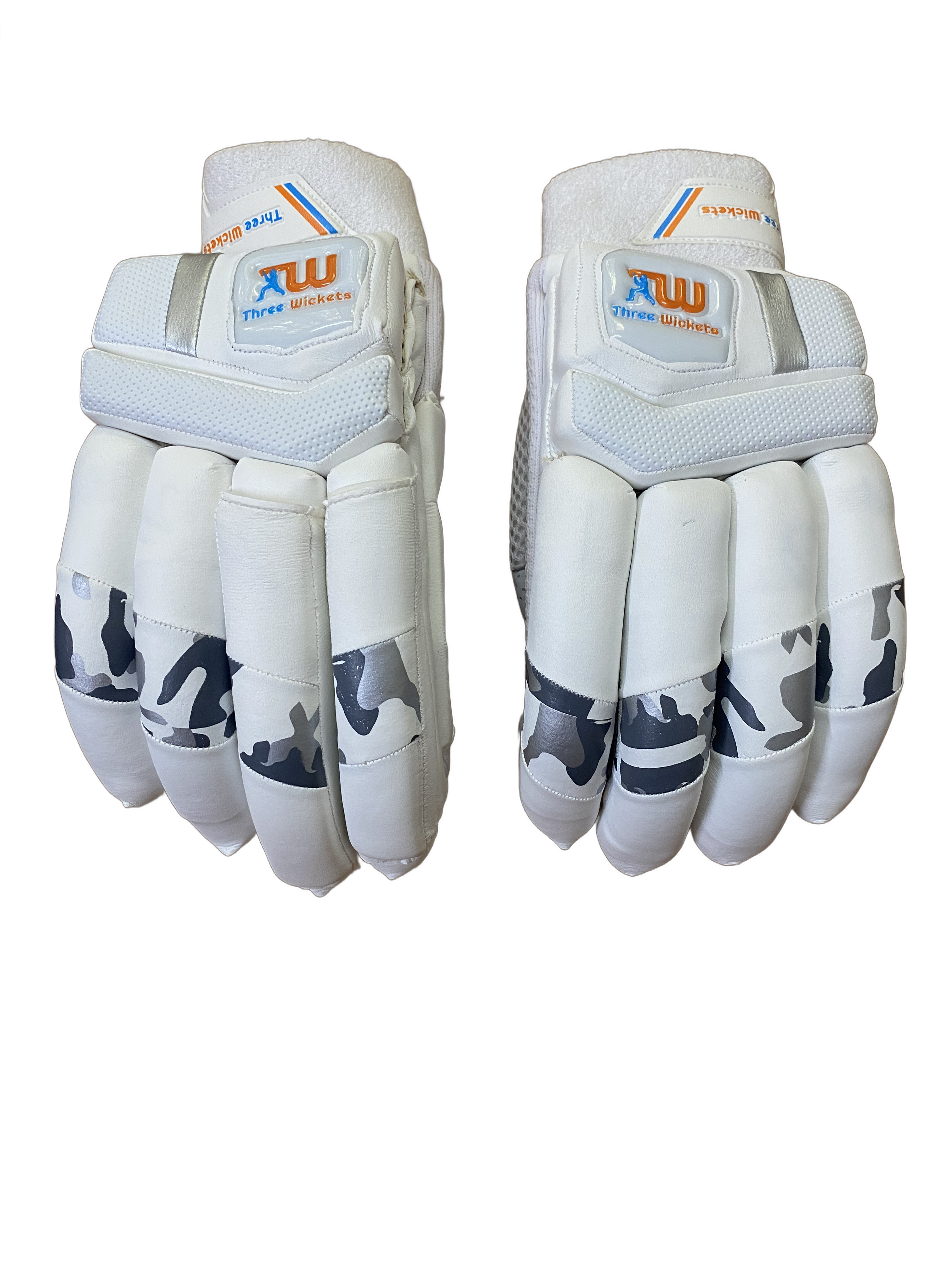 Three Wickets Leopard Batting Gloves
