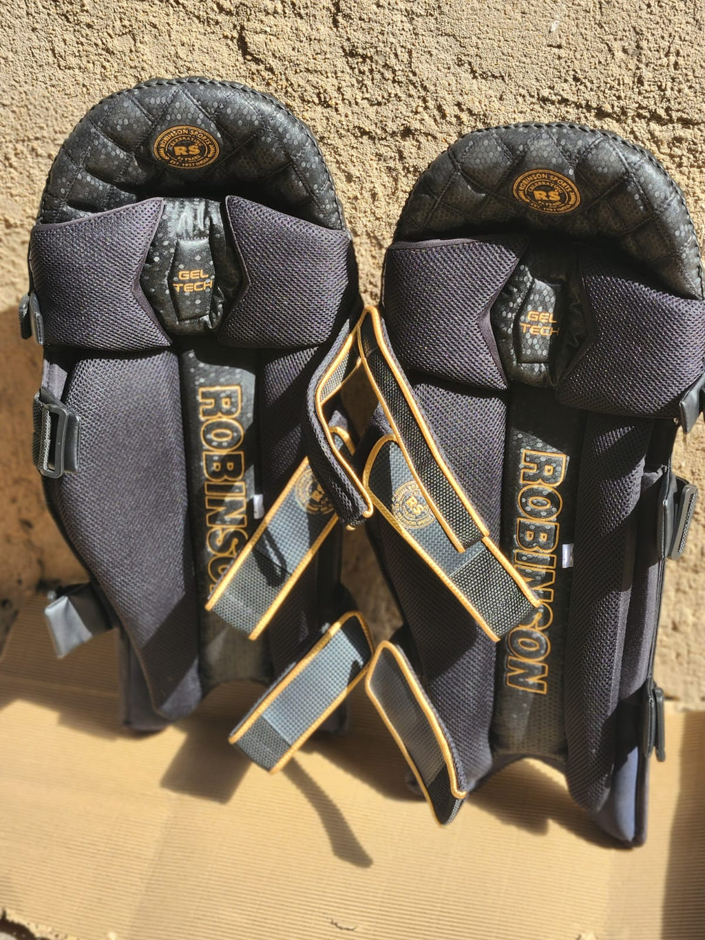 Robinson Sports (RS) special IPL edition black pads (RH)