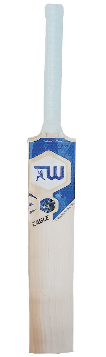 Three Wickets Eagle  English Willow Cricket Bat (Short Handle)