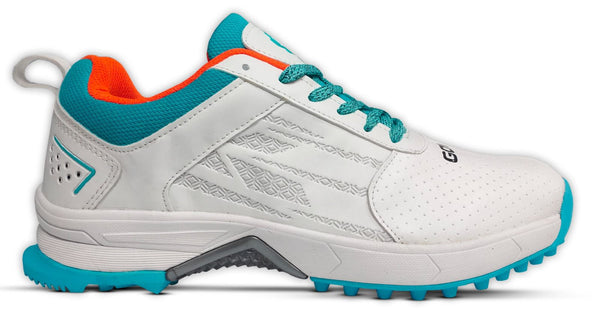 GOWIN TURF CRICKET STUD SHOES- WHITE ISLAND BLUE