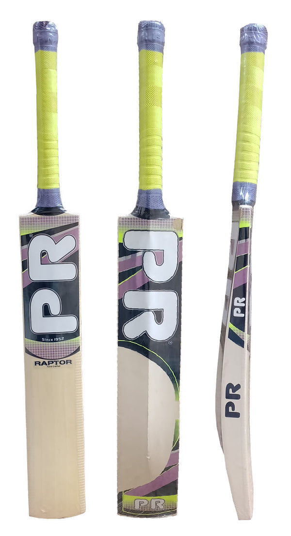 PR Raptor English Willow Cricket Bat (Short Handle)